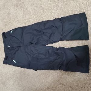 Columbia Boys Girls Snow Pants Black XS 6 / 7